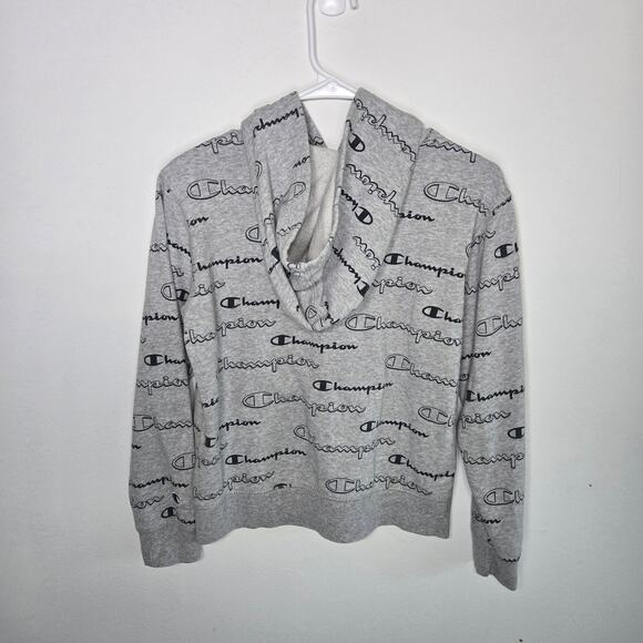 Champion Boys Size Large Hoodie. Gray In Color - Picture 4 of 5